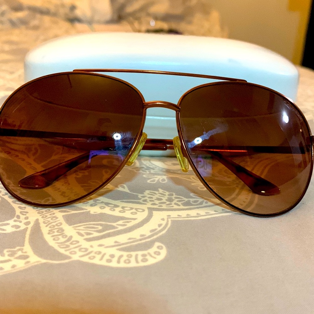 Calvin Klein Aviator sunglasses • Brown • Accepting Offers